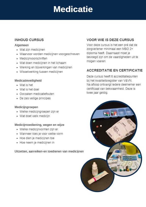 Scholing zorgpersoneel