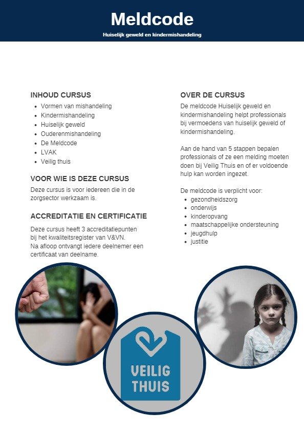 Scholing zorgpersoneel