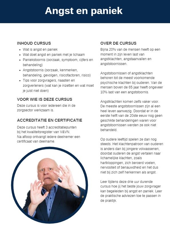 Scholing zorgpersoneel